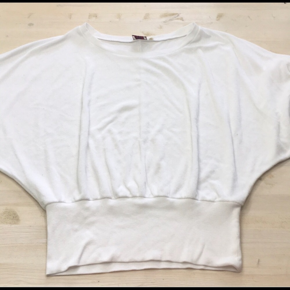 Postmark Terry cloth oversized Bat wing top sz L